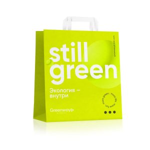 Пакет “Still green” большой, 37 х 32 х 20 см